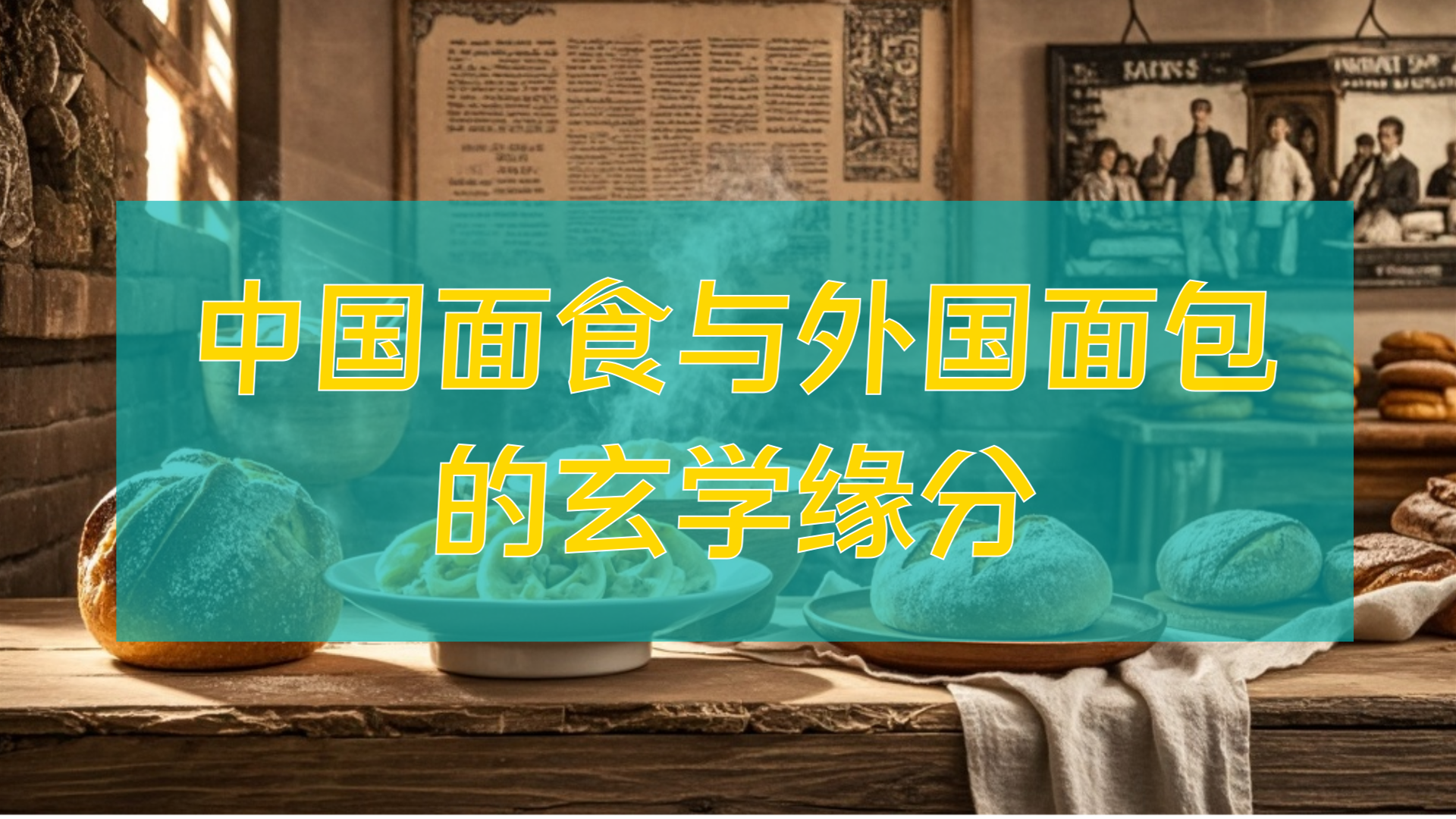 中国面食与外国面包的玄学缘分