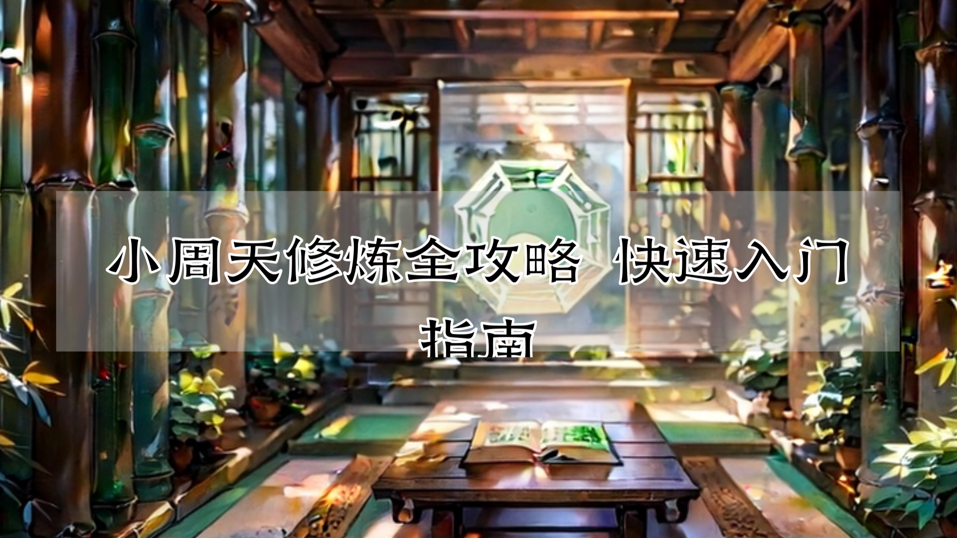 小周天修炼全攻略 快速入门指南