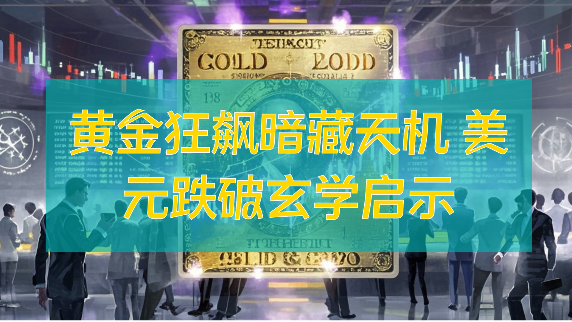 黄金狂飙暗藏天机 美元跌破玄学启示
