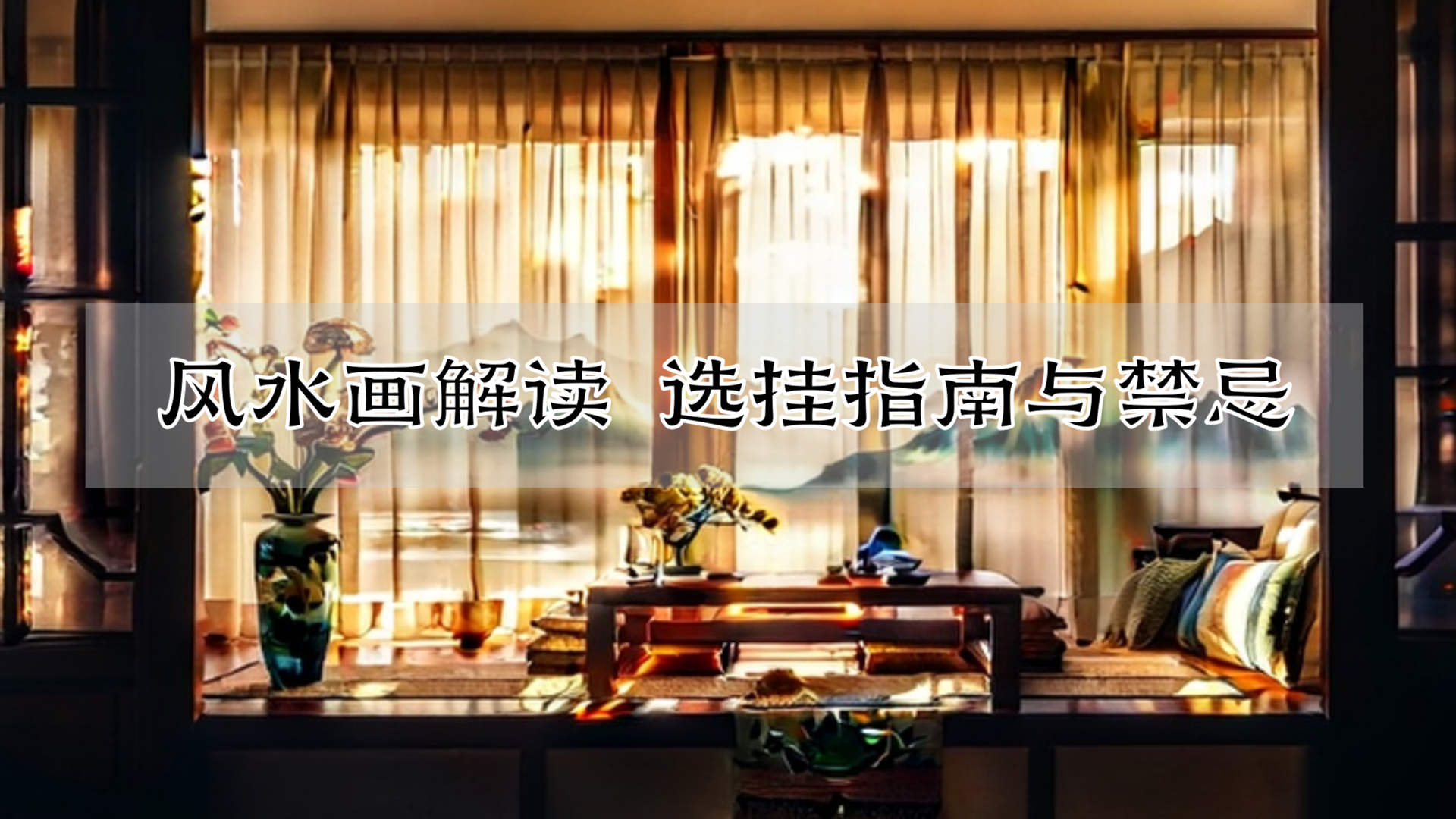 风水画解读 选挂指南与禁忌