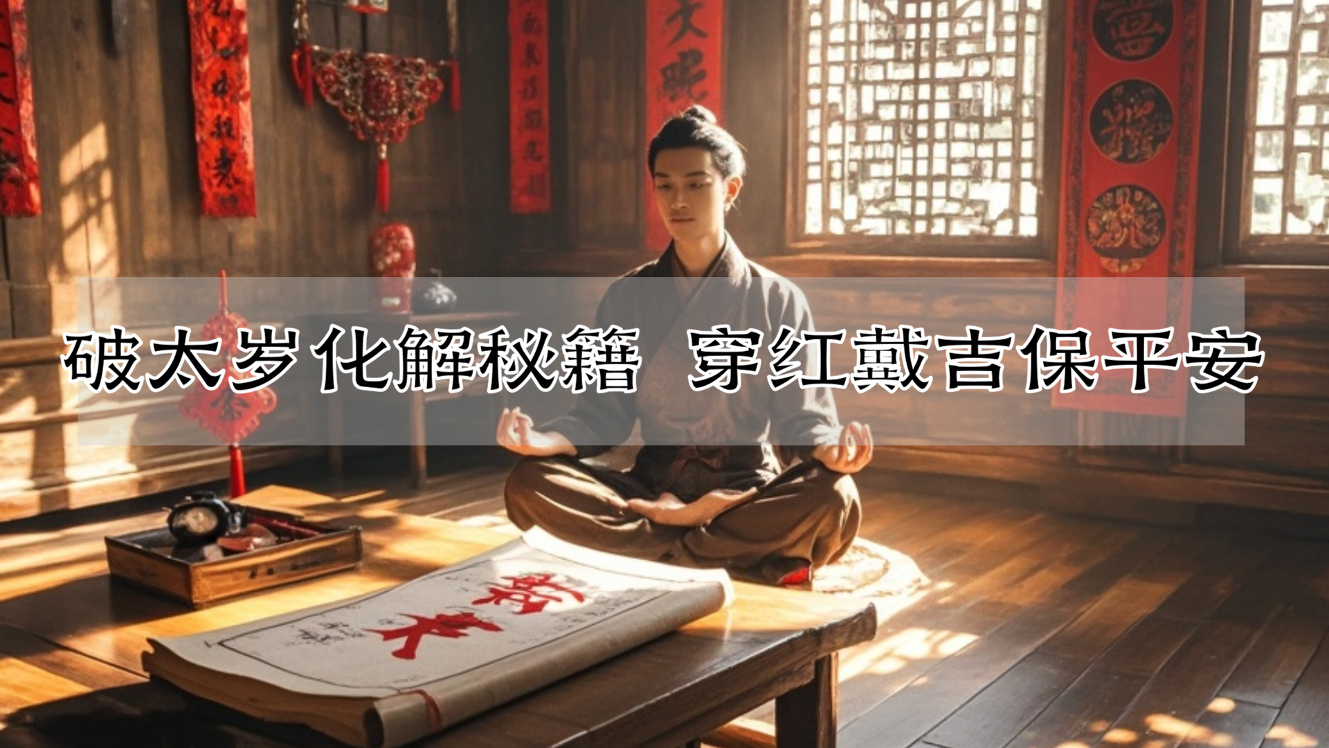 破太岁化解秘籍 穿红戴吉保平安