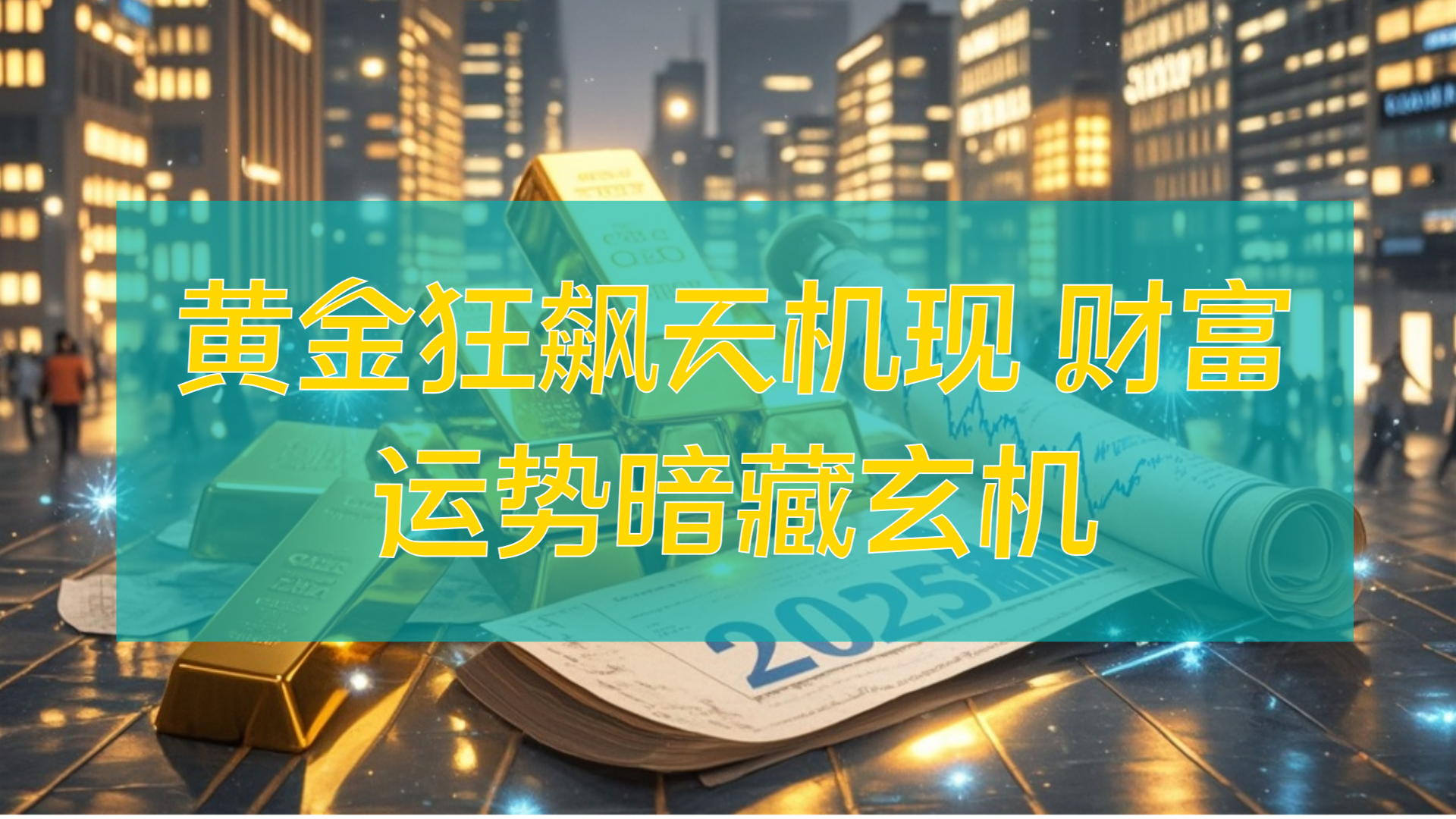 黄金狂飙天机现 财富运势暗藏玄机