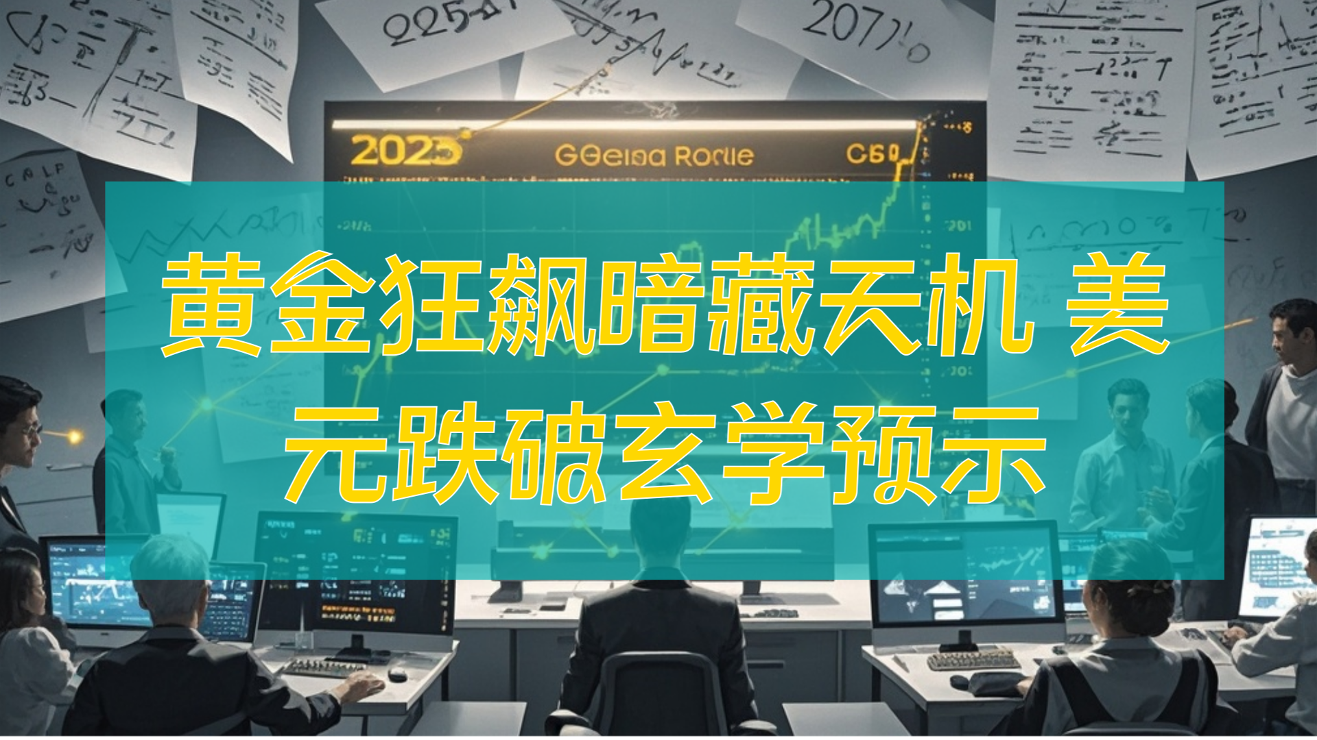 黄金狂飙暗藏天机 美元跌破玄学预示