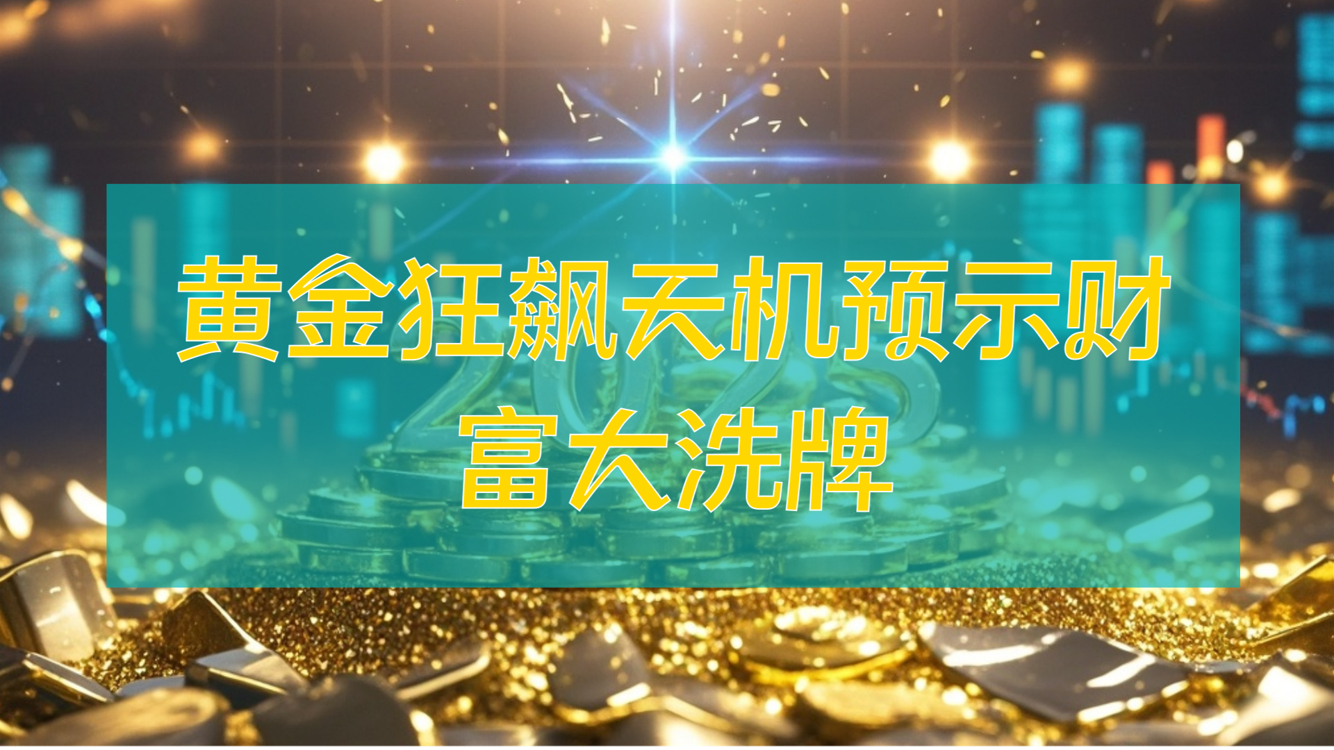 黄金狂飙天机预示财富大洗牌