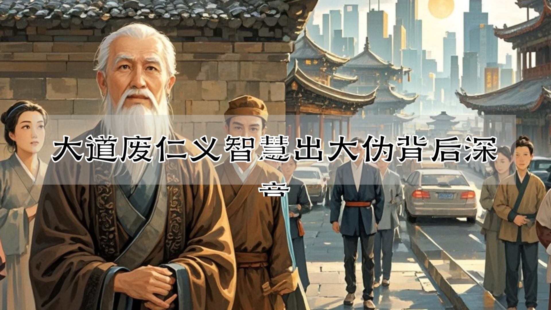 大道废仁义智慧出大伪背后深意
