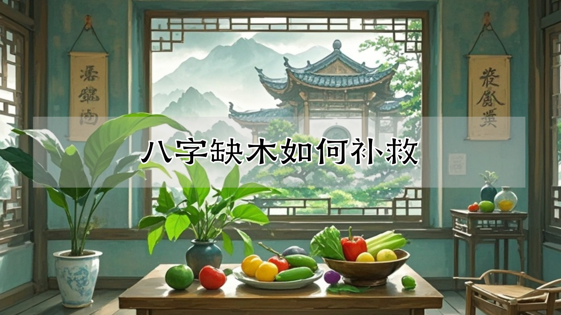 八字缺木如何补救