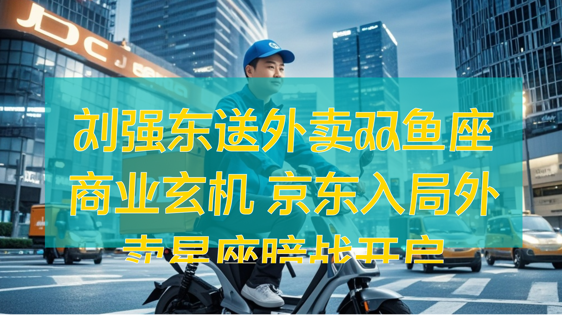 刘强东送外卖双鱼座商业玄机 京东入局外卖星座暗战开启