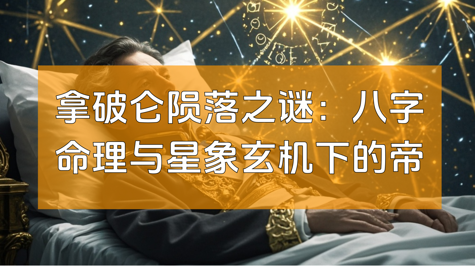 拿破仑陨落之谜：八字命理与星象玄机下的帝王宿命