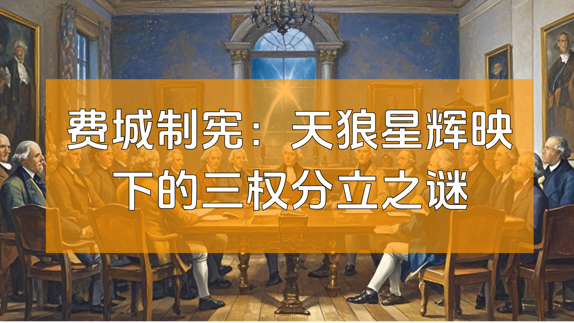 费城制宪：天狼星辉映下的三权分立之谜