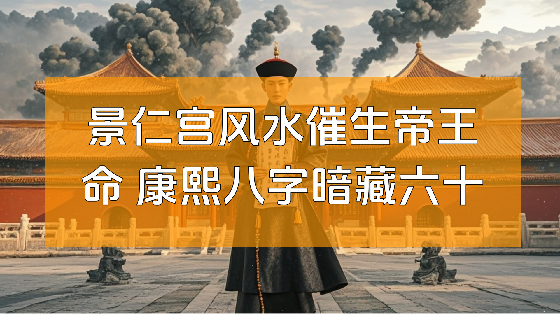 景仁宫风水催生帝王命 康熙八字暗藏六十一载盛世玄机