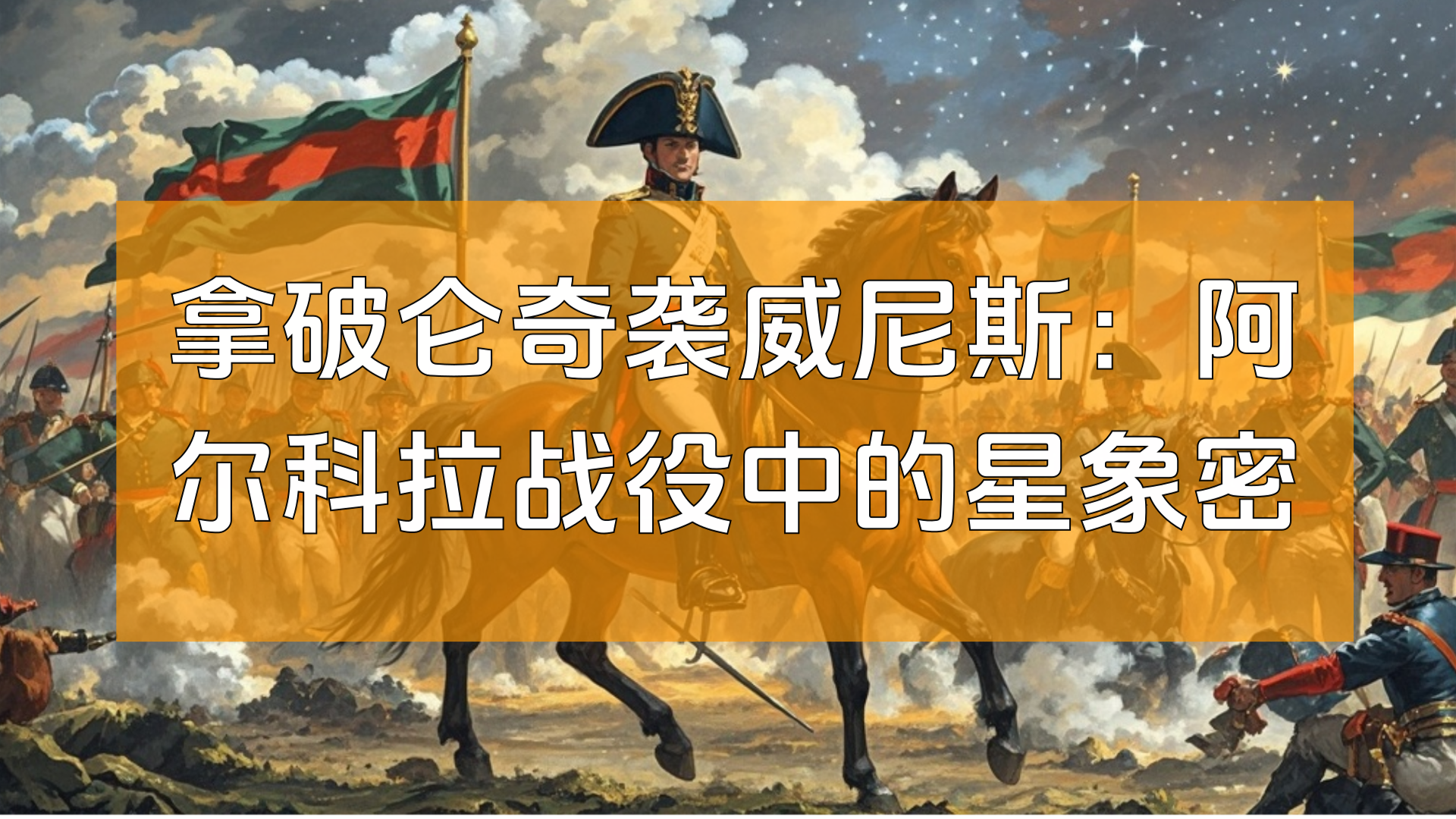拿破仑奇袭威尼斯：阿尔科拉战役中的星象密码与国运玄机