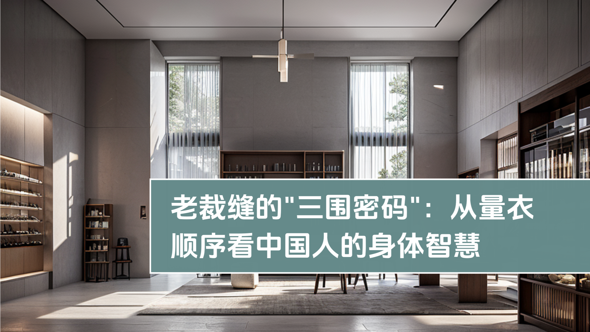 老裁縫師の「三囲の暗号」：着物を測る順序から見る中国人の身体の知恵
