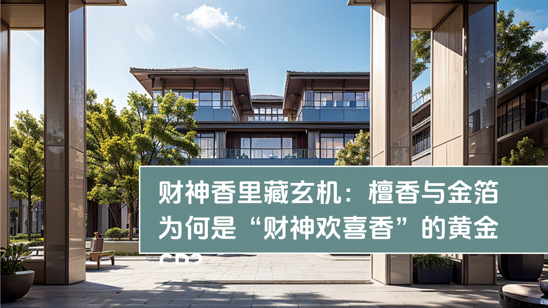 財神香に隠された秘密：白檀と金箔がなぜ「財神喜びの香」の黄金コンビなのか？