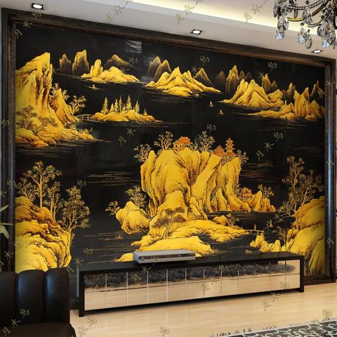 老祖宗的招财密码:屏风上的山水藏金矿图,原来藏着这些讲究!