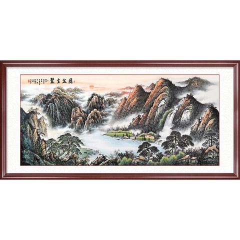 办公室挂靠山图，横版还是竖版？风水大师揭秘惊人玄机！