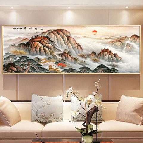 客厅风水画与电视背景墙的完美搭配:守护家庭情感的艺术密码