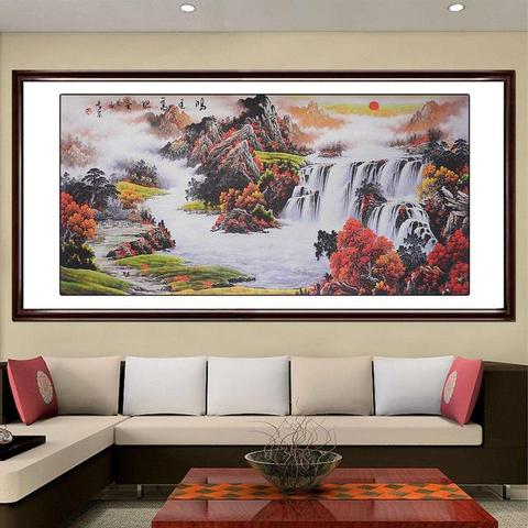 高端客厅风水画选择秘籍:大气格局+旺运能量,让你的家宅从此改运!