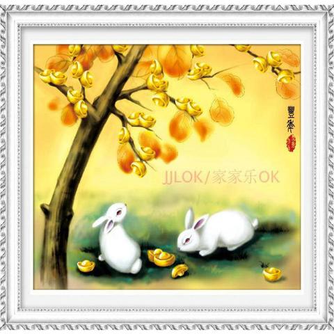 鼠兔联姻,天作之合!这幅风水画让夫妻默契倍增