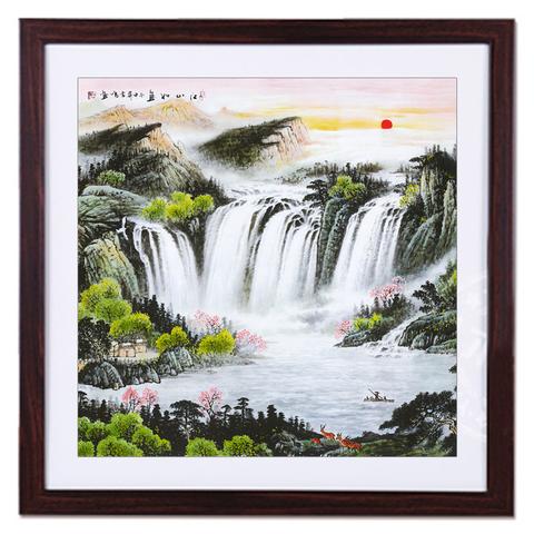 想升职加薪？这幅山水画让你事业一飞冲天！