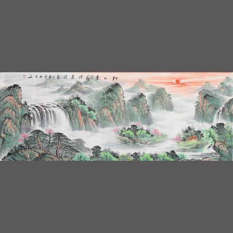 旭日东升图挂在家中，能催旺生机吗？——揭秘风水画中的朝阳玄机