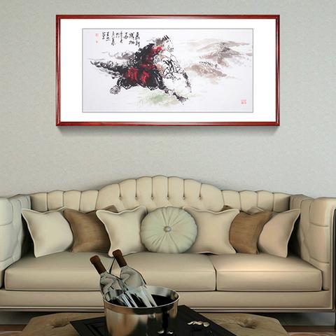 书房悬挂马到成功主题的画好吗?