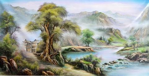 办公室悬挂流水主题的画需要注意什么?