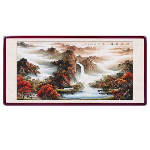 中户型客厅风水画尺寸选择：一招定乾坤，旺财又聚气！