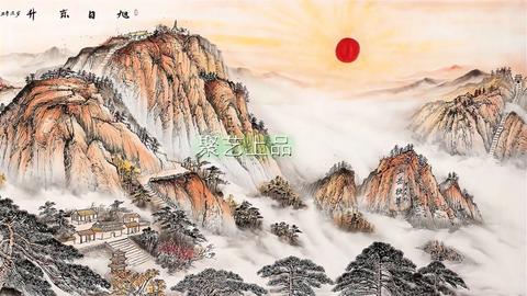 客厅悬挂朝阳或日出主题的画有何寓意？