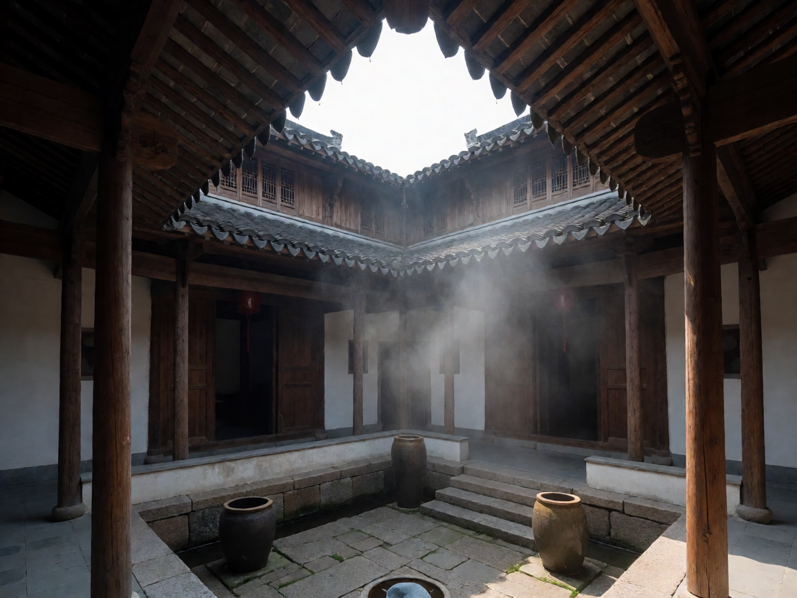 为什么老话讲究四水归堂？天井空间的光风与水秩序